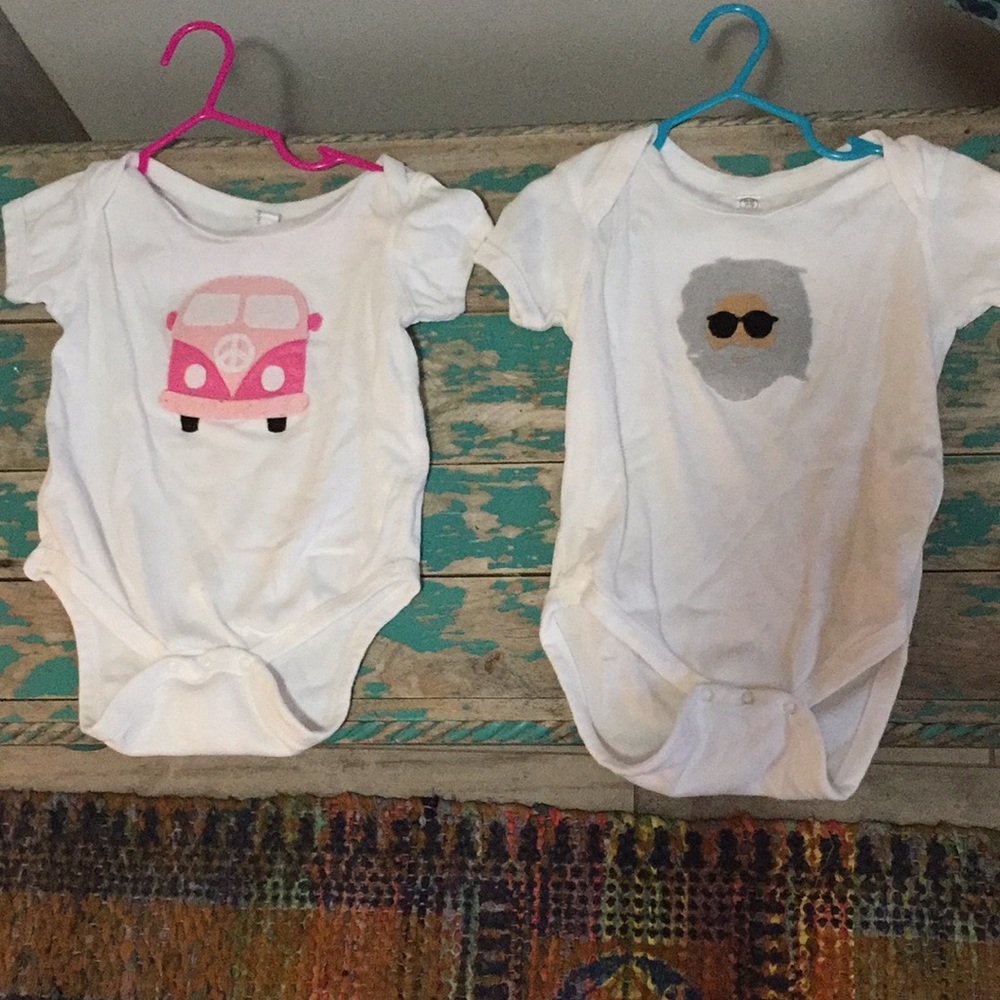 18 months onesies - Jerry and the vw